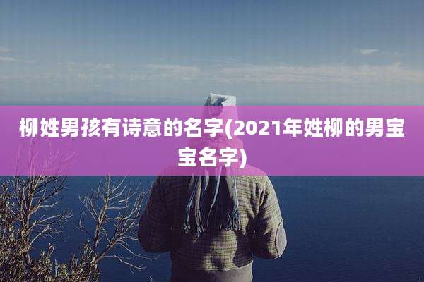 柳姓男孩有诗意的名字(2021年姓柳的男宝宝名字)