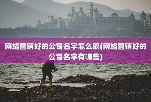 网络营销好的公司名字怎么取(网络营销好的公司名字有哪些)