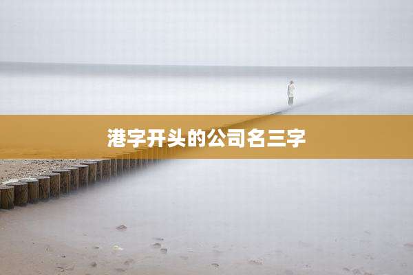 港字开头的公司名三字