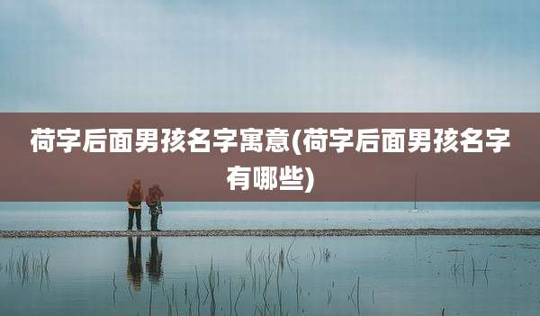 荷字后面男孩名字寓意(荷字后面男孩名字有哪些)