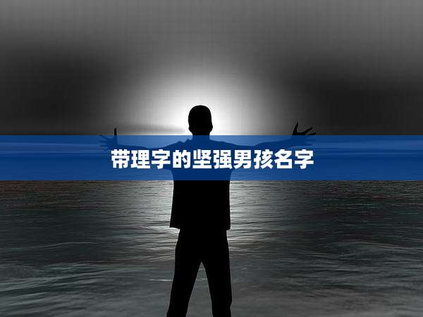 带理字的坚强男孩名字