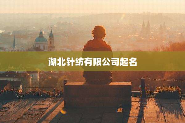 湖北针纺有限公司起名