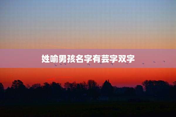姓喻男孩名字有芸字双字