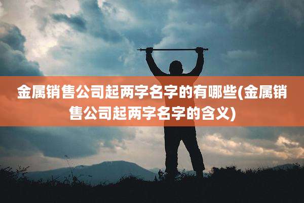 金属销售公司起两字名字的有哪些(金属销售公司起两字名字的含义)