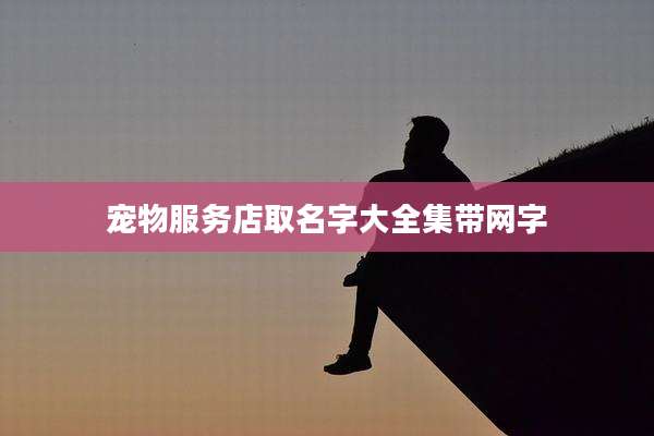 宠物服务店取名字大全集带网字