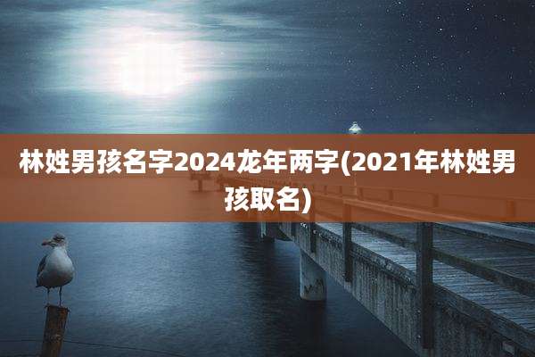 林姓男孩名字2024龙年两字(2021年林姓男孩取名)