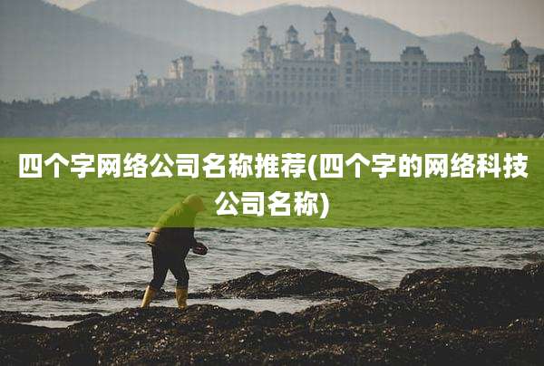 四个字网络公司名称推荐(四个字的网络科技公司名称)