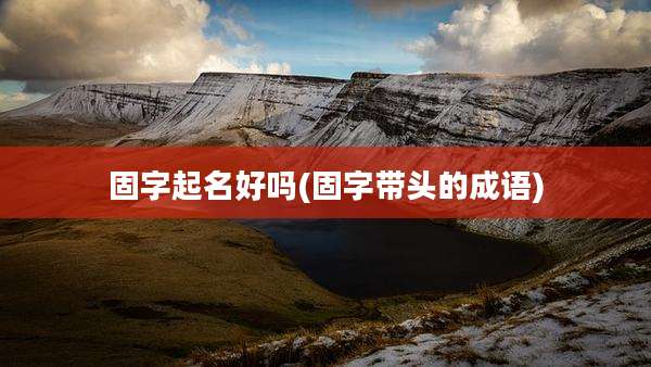 固字起名好吗(固字带头的成语)