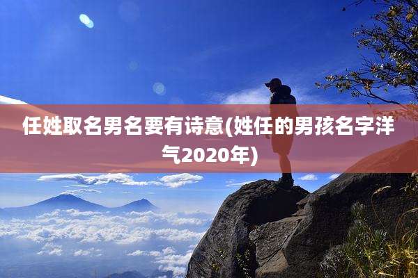 任姓取名男名要有诗意(姓任的男孩名字洋气2020年)