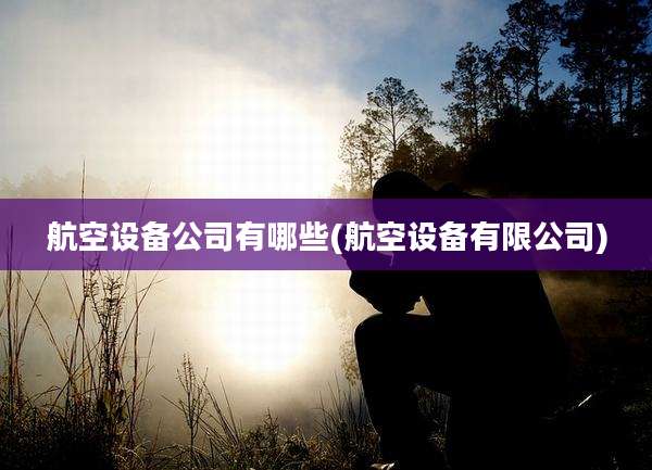 航空设备公司有哪些(航空设备有限公司)