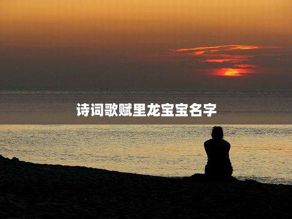 诗词歌赋里龙宝宝名字