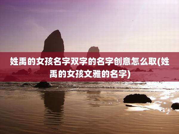姓禹的女孩名字双字的名字创意怎么取(姓禹的女孩文雅的名字)