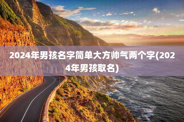 2024年男孩名字简单大方帅气两个字(2024年男孩取名)