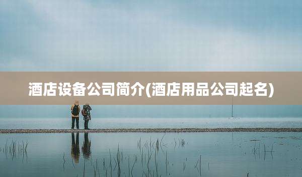 酒店设备公司简介(酒店用品公司起名)