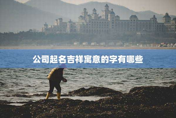 公司起名吉祥寓意的字有哪些