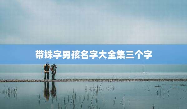 带姝字男孩名字大全集三个字