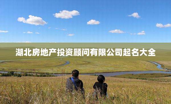 湖北房地产投资顾问有限公司起名大全