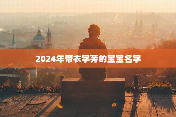 2024年带衣字旁的宝宝名字