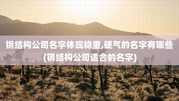 钢结构公司名字体现稳重,硬气的名字有哪些(钢结构公司适合的名字)