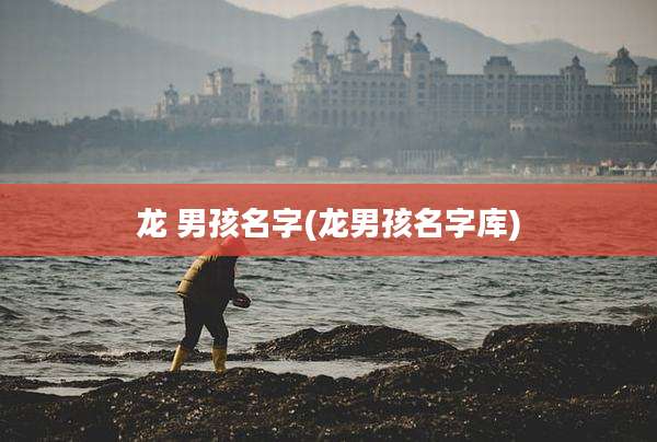 龙 男孩名字(龙男孩名字库)