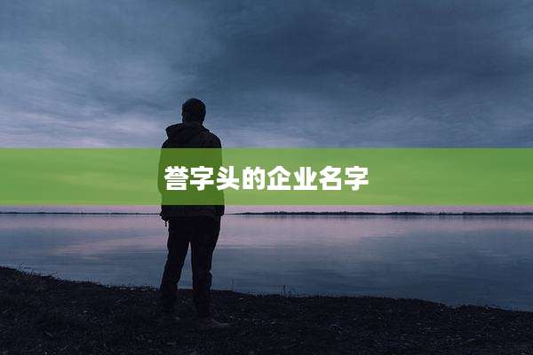誉字头的企业名字