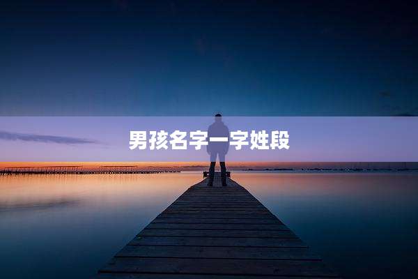 男孩名字一字姓段