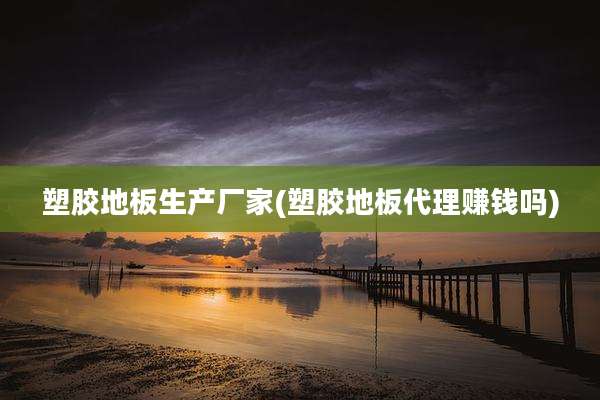 塑胶地板生产厂家(塑胶地板代理赚钱吗)