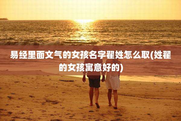 易经里面文气的女孩名字翟姓怎么取(姓翟的女孩寓意好的)