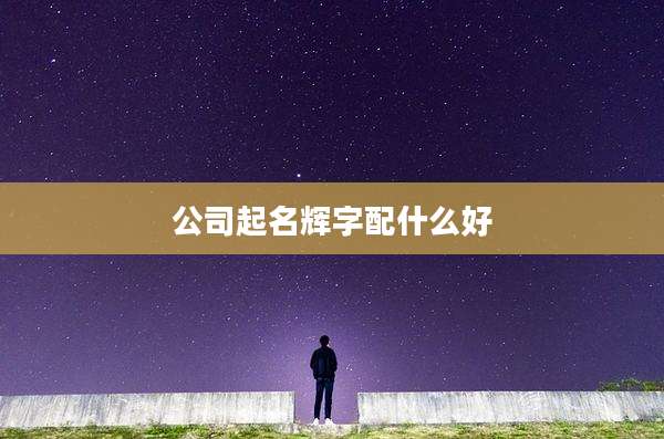 公司起名辉字配什么好