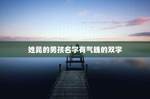 姓晁的男孩名字有气魄的双字