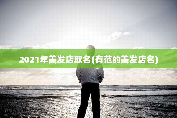 2021年美发店取名(有范的美发店名)
