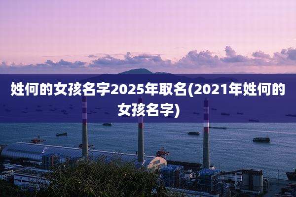 姓何的女孩名字2025年取名(2021年姓何的女孩名字)