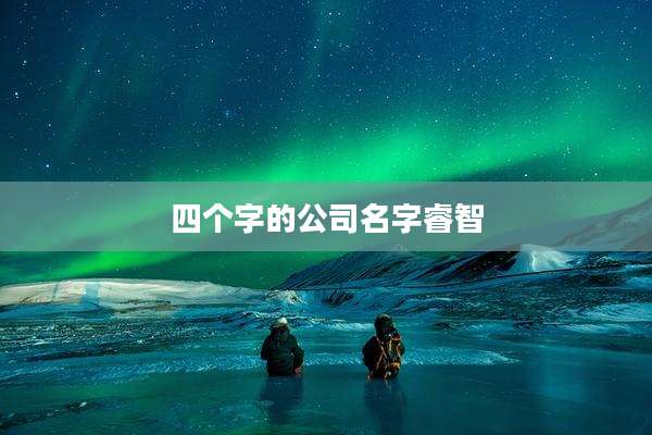 四个字的公司名字睿智