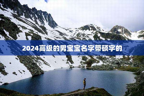 2024高级的男宝宝名字带硕字的