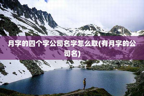 月字的四个字公司名字怎么取(有月字的公司名)
