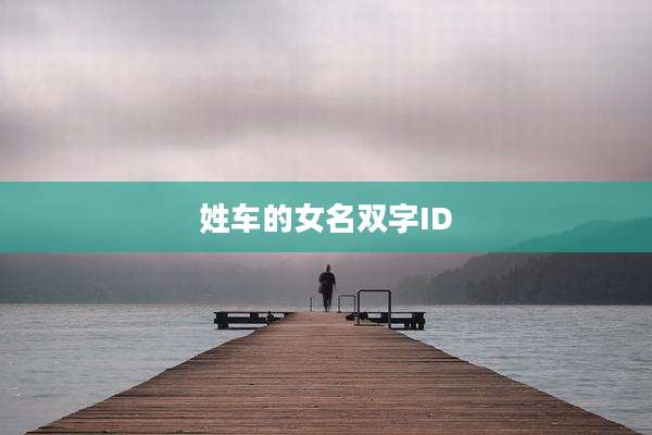 姓车的女名双字ID