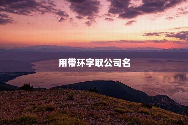 用带环字取公司名