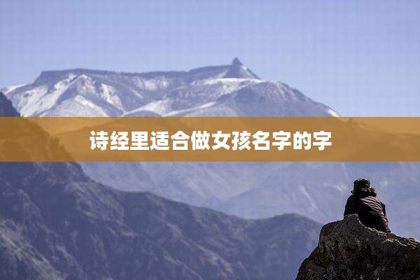 诗经里适合做女孩名字的字