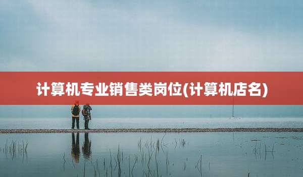 计算机专业销售类岗位(计算机店名)