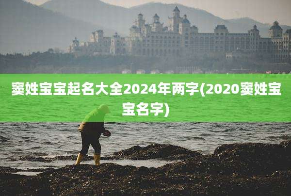 窦姓宝宝起名大全2024年两字(2020窦姓宝宝名字)