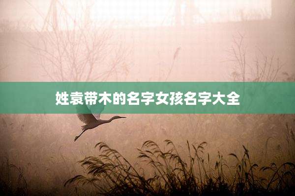 姓袁带木的名字女孩名字大全