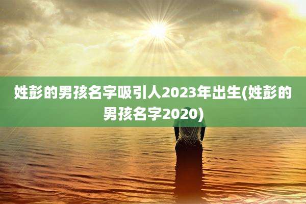 姓彭的男孩名字吸引人2023年出生(姓彭的男孩名字2020)