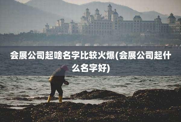 会展公司起啥名字比较火爆(会展公司起什么名字好)