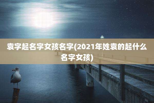 袁字起名字女孩名字(2021年姓袁的起什么名字女孩)