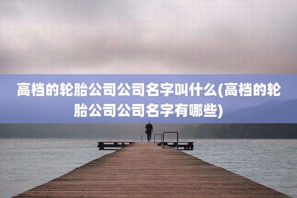 高档的轮胎公司公司名字叫什么(高档的轮胎公司公司名字有哪些)