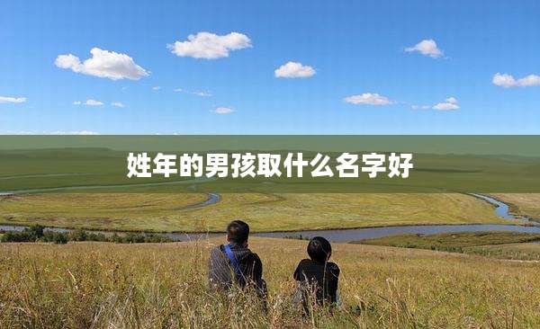 姓年的男孩取什么名字好