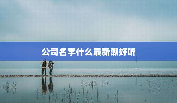公司名字什么最新潮好听