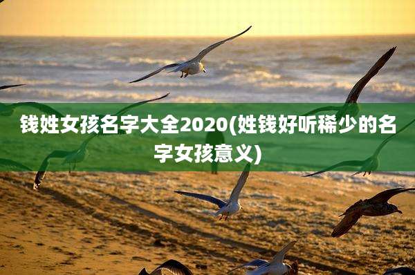 钱姓女孩名字大全2020(姓钱好听稀少的名字女孩意义)