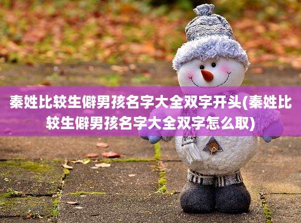 秦姓比较生僻男孩名字大全双字开头(秦姓比较生僻男孩名字大全双字怎么取)
