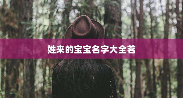 姓来的宝宝名字大全茗